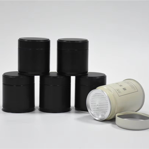 Bán Buôn 30G Dễ Dàng Mở Vòng Kéo Kim Loại Có Thể Màu Đen Vòng Hàn Matcha Tin Trà Jar Trong Trắng Bạc Nhôm Cho Lưu Trữ - Product Image 1