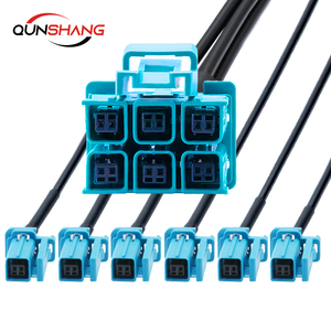 Conector Hembra de 6 Pines MATEnet de Tyco Electronics 2302461-9, Cable <span class=keywords><strong>Dacar</strong></span> 647-4, Conjunto de Cable Gigabit Ethernet - Product Image 2