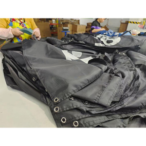 Nhà Máy Bán buôn biểu tượng tùy chỉnh cờ 100% polyester di động chống nhăn ngoài trời nhuộm thăng hoa biểu ngữ giá tốt nhất - Product Image 4