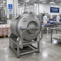 Machine à refroidir la viande industrielle à double enveloppe, grande capacité 1 tonne 2 tonnes, refroidisseur sous vide