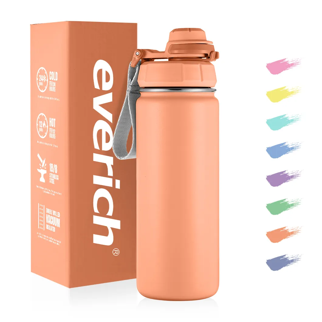 ODM Sports Bottle Double Wall Food Grade Vacuum Insulated Stainless Steel gym Water Bottle With Pro Lid Easy to Open