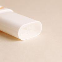 Récipient de bâton de déodorant vide en plastique de 15g 20g emballage de tubes torsadés ronds pour bâton de déodorant