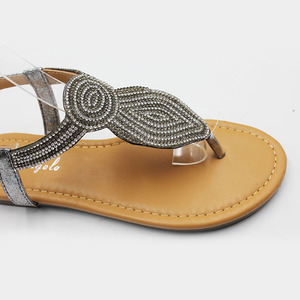 Tapette Femme Chaussures Luxus Maßgefertigter Gewebter Gürtel Designer-Sandalen Damen- und Damenmode Flache Sandalen Damen-Komfort - Product Image 5