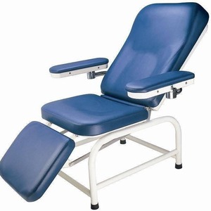 RAGON-IEC Longshizhou Medical Blood Collection <b>Chair</b> Adjustable Hospital <b>Chair</b> Manual Tilting Foam Filling - Product Image 2