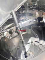 Réservoir de mélange fondant pour rouge à lèvres 50l 100l 200l Cire chaude Bougie Savon Chauffage Réservoir d'agitation avec agitateur