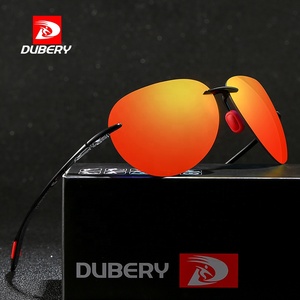 DUBERY-gafas de sol clásicas para hombre, lentes de sol polarizadas con forma de corazón, UV400, Vintage, montura negra, venta al por mayor - Product Image 2
