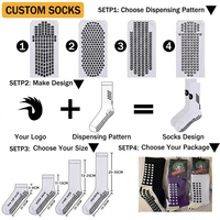 Chaussettes de football antidérapantes personnalisées unisexes en gros, respirantes, athlétiques, antidérapantes, chaussettes de football personnalisées avec grip pour jeunes