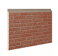 Panneaux muraux sandwich en EPS à motif brique ignifuge, nouveau matériau, vente en gros, pour façade de maison conteneur extérieure