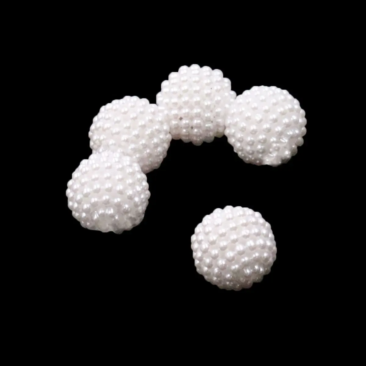 À la mode ABS lâche bayberry boule de neige en forme ABS perles perles en plastique pour la fabrication de bijoux BRICOLAGE