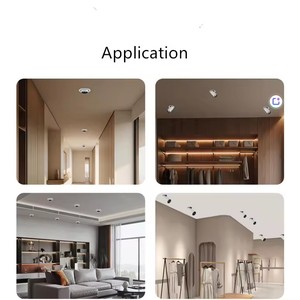 <span class=keywords><strong>Spot</strong></span> encastré de plafond <span class=keywords><strong>noir</strong></span> et blanc à <span class=keywords><strong>tube</strong></span> long pour cuisine et chambre 7W 10W 12W - Product Image 6
