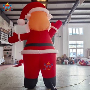 Globo Inflable de Papá Noel con Ventilador Incorporado, Decoración Impermeable con Regalos en Oferta - Product Image 2