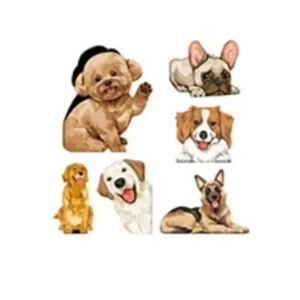 Cute Cartoon Puppy Individuality Originality Page Holder Magnetic Bookmark Student Gift Customizable Wholesale