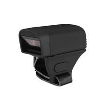 QUNSUO-S02 Escáner de Código de Barras Inalámbrico Portátil con Bluetooth, Escáner de Anillo de Código de Barras 1D/2D