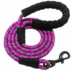 Tali anjing nilon tugas berat 3-15ft dengan pegangan empuk lembut tali hewan peliharaan tahan lama untuk anjing besar Medium dan anak anjing kecil - Product Image 3