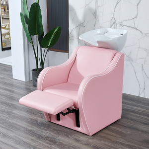 Fauteuil de lavage de cheveux moderne pour salon de beauté, inclinable et réglable avec repose-pieds, vente en gros, offre spéciale - Product Image 4