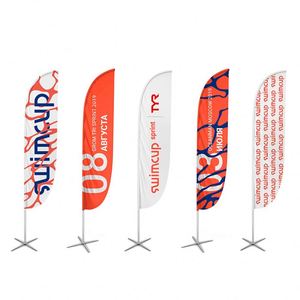 Banderas de Plumas de Alta Calidad 100% Poliéster, Diferentes Tamaños, Impresión Digital, de Una o Dos Caras, para Publicidad - Product Image 2