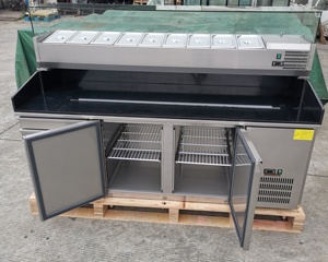 Saladette Hàng Đầu Bàn Nướng Bánh Sandwich Làm Lạnh Tủ Lạnh Trưng Bày Quầy Pizza Salad - Product Image 5