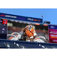 HD 3D mur vidéo d'affichage LED capacitif extérieur P6 P8 P10 profils en aluminium pour affichage LED grand stade écran d'affichage LED