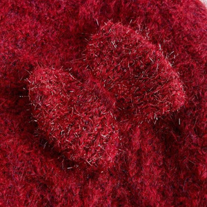 Dalang Knitted <b>Cardigan</b> Women V-neck Long Sleeve Embroidered Loose Fit Winter Sweater Single-breasted Full Sleeve - Product Image 3