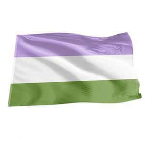 ธงความภาคภูมิใจ LGBTQ ธงความภาคภูมิใจพิมพ์ลาย3X5FT ธงสีรุ้งของเกย์โพลีเอสเตอร์แบบกำหนดเอง - Product Image 4