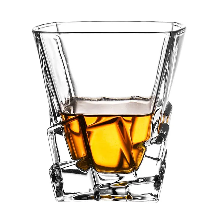 10 unzen/285ml klar gravierten glas whisky glas mode glas
