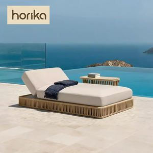 Foshan hôtel de luxe Villa loisirs piscine chaise longue mobilier d'extérieur <span class=keywords><strong>jardin</strong></span> plage extérieur corde tissée chaise longue - Product Image 1