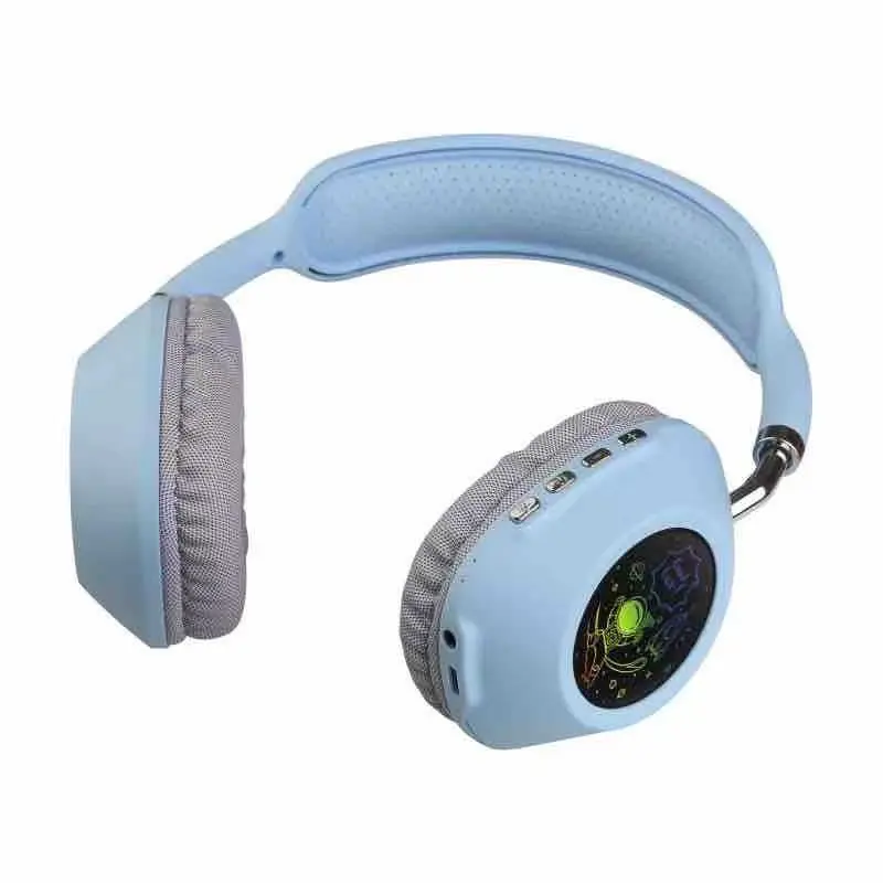 Wireless headphone on ear wireless headset gamer headphone earphone with led