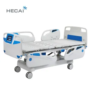 Hecai متوفر خلال 7 أيام كهربائي للعناية الحساسة للمستشفى ICU مريض قابل للطي السرير السريري مع مقياس