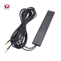 Antena de Parche de Alta Ganancia de 8dBi NB-IOT Adhesiva SMA-Macho para Radio FM, Automóvil, Gsm, Gprs, WiFi, Lte, 4G