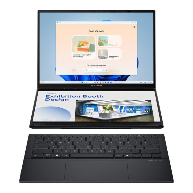 AS US Zenbook Duo Laptop Dual 14'' OLED 3K 120Hz Touch Display Ultra 9 285H 32GB RAM 1TB SSD Newest Personal Laptop
