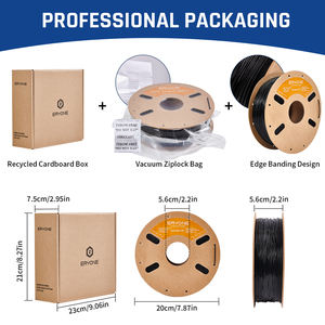 <span class=keywords><strong>Eryone</strong></span> Haute Vitesse 1.75mm <span class=keywords><strong>TPU</strong></span> Noir 1KG pour Imprimante FDM Produit Plastique - Product Image 6