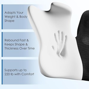 <strong>Extra</strong> <strong>Large</strong> Memory Foam Seat <strong>Cushion</strong> Thick for Long Sitting - Product Image 6