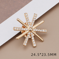 Broche en métal émaillé personnalisée avec badges en diamant, épingles en métal pour vêtements, accessoires, artisanat métallique, épingles plaquées or