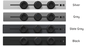 เต้ารับปลั๊กไฟเลื่อนติดผนังระบบยุโรปราง EU ขนาด50ซม./75ซม./100ซม. ระบบรางไฟ10A/16A สำหรับ13A - Product Image 3