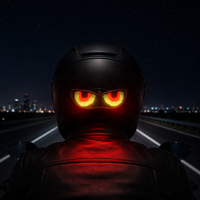 Luz Trasera LED Programable de Alta Tecnología con Control por Aplicación, Recargable por USB, Pantalla de Píxeles Animados DIY, Luminosa, Inteligente, para Fiestas y Cosplay