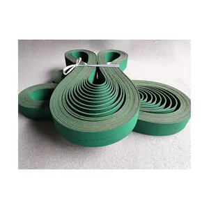 High speed wear and heat resistance light green flat nylon power transmission belt