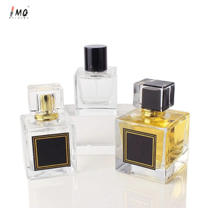 30ml 50ml <span class=keywords><strong>100ml</strong></span> thủy tinh sang trọng vuông trong suốt nước hoa xịt chai bao bì bán buôn - Product Image 1