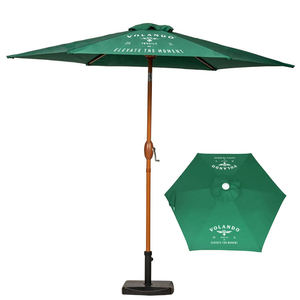 <span class=keywords><strong>Parasol</strong></span> d'extérieur 4 6 8 nervures pour poteau en bois, élévateur manuel, inclinable, portable et durable, anti-UV. - Product Image 6