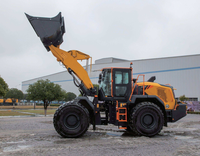 Vente du tout nouveau chargeur frontal 870T de 7,5 tonnes avec une capacité de godet de 3,0-7,0 m³ et une puissance de 210 KW pour la construction