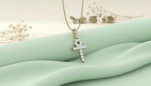 Pendentif Croix Ankh en Diamant Premium Fabriqué avec des Diamants Naturels en Or Bijoux Fins Conçus pour l'Expression Spirituelle - Product Image 6