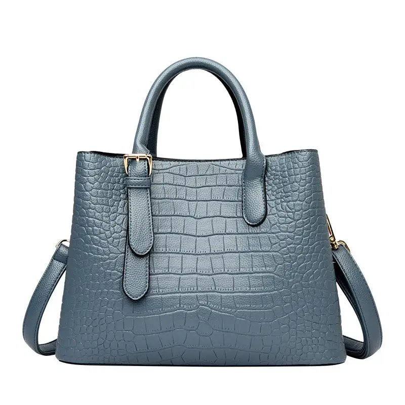 Groothandel Lage Prijs Luxe Dames Messenger Bag Krokodilpatroon Pu Lederen Mode Dames Handtassen