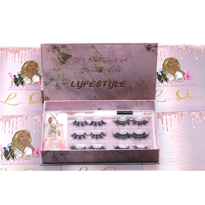 <span class=keywords><strong>Hitomi</strong></span> เคสใส่ขนตาปลอมโลโก้แบบกำหนดเอง,กล่องใส่ขนตาใหญ่พร้อมขนตาปลอมและเครื่องมือปี B185 - Product Image 2