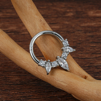 Prix Usine Acier Inoxydable Anneau de Nez Septum Oreille Cartilage Tragus Hélix Bijoux de Piercing