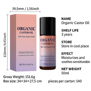 Aceite <span class=keywords><strong>de</strong></span> Ricino <span class=keywords><strong>en</strong></span> Roll-On para el Crecimiento del Cabello, Hidratación Profunda, Tratamiento Facial Reafirmante para <span class=keywords><strong>la</strong></span> <span class=keywords><strong>Piel</strong></span>, Aceite <span class=keywords><strong>de</strong></span> Ricino Natural Orgánico - Product Image 5