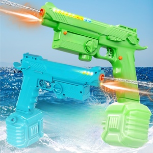 Nueva Pistola de Agua Eléctrica de Verano, Juguete para Niños, Pistola de Agua de Alta Presión, Luminosa, Totalmente Automática, de Disparo Continuo, Grande - Product Image 1