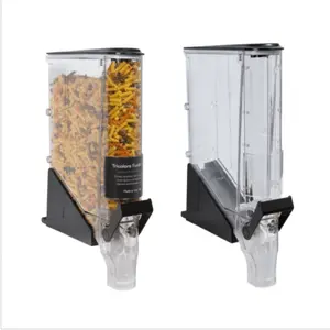 ECOBOX Plastic Bulk Food Cereal Dispenser Gravity Bin Dispenser For Supermarket