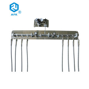 AFKOLOK Equipement spécial gaz Laboratoires industriels Collecteur automatique à cylindre Régulateur de pression 8 voies en acier inoxydable 316 - Product Image 1