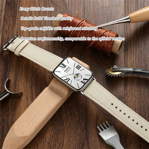 Correa de Cuero para Xiaomi <span class=keywords><strong>Mi</strong></span> Band 10 Pro, Brazalete para Xiaomi Smart Band 9 Pro, Correa para <span class=keywords><strong>Redmi</strong></span> Watch 6 5 4 - Product Image 4