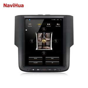 10.4 Inch Radio Tape Head Unit Car Stereo DVD Player for Dodge RAM 2013 2018 Audio Radio Receiver Tesla Style Touch Screen - Product Image 2