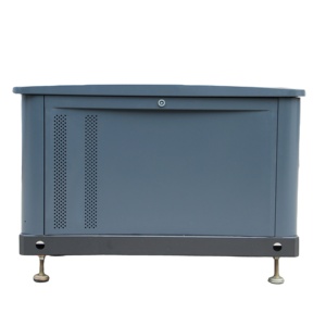 10KW 8KW LPG/ng Máy Phát Điện Xăng đặt tủ cách âm với bánh xe 10KVA - Product Image 1